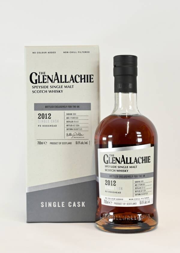 GlenAllachie 11 Year Old 2012 Pedro Ximenez Single Cask Release #3033 UK Exclusive 61.1% ABV