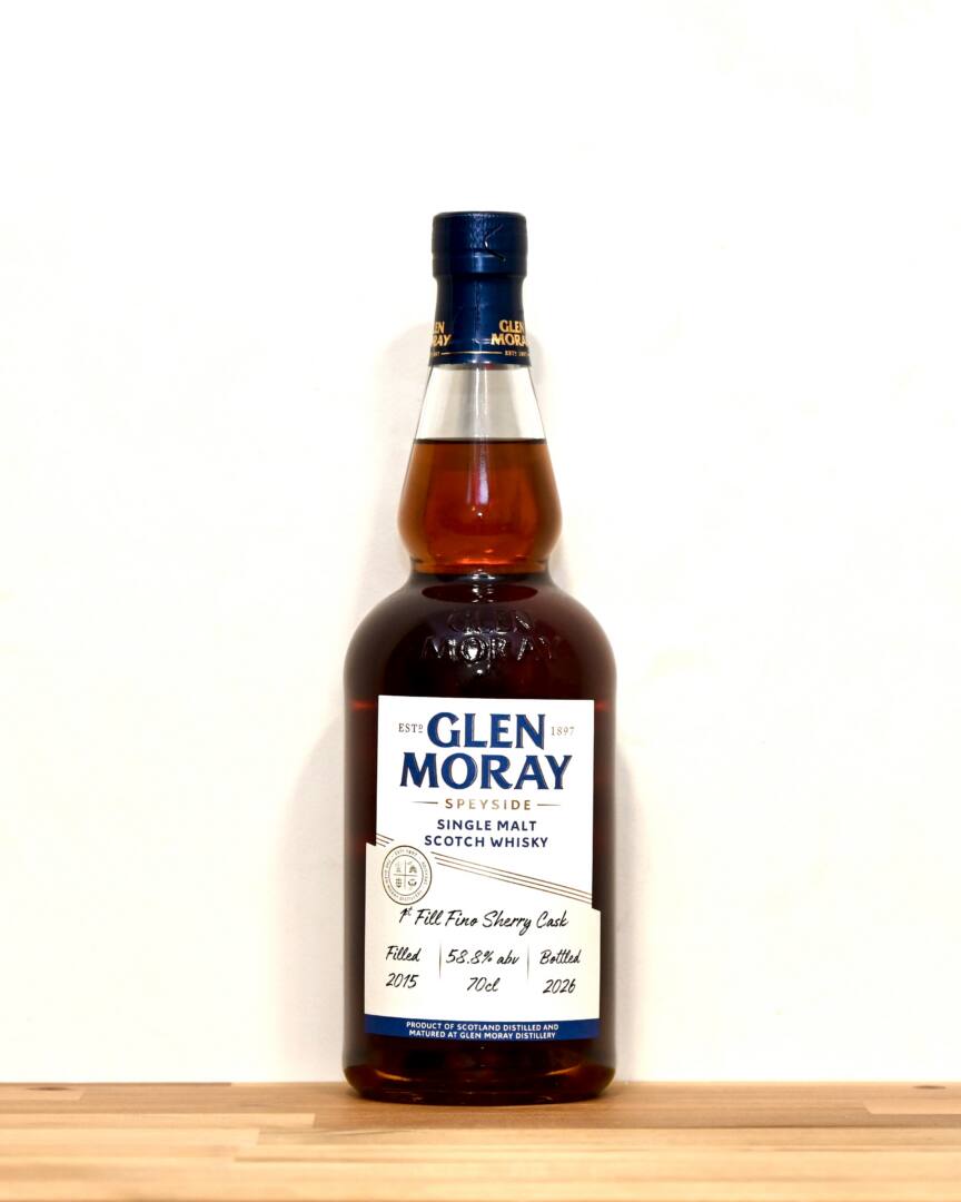 Glen Moray 2015 First Fill Fino Single Cask Whisky #638 70cl / 58.8%